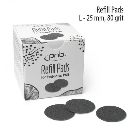Refill pads for the PNB Pododisk L 25 мм 80 грит (50 шт)