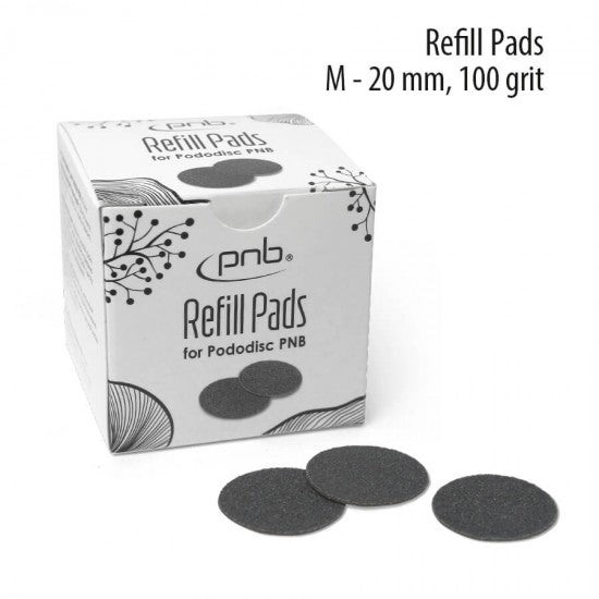 Refill pads for the PNB Pododisk M 20 мм 100 грит (50 шт)