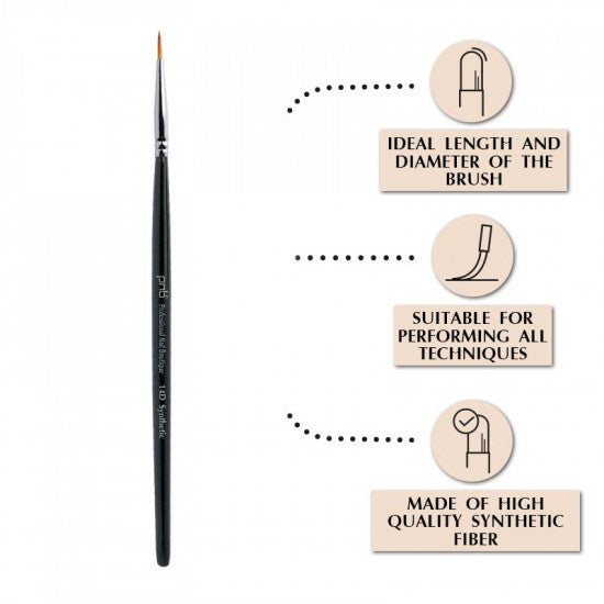 14D. Nail Art Brush round 4-S PNB, nylon, 8 mm