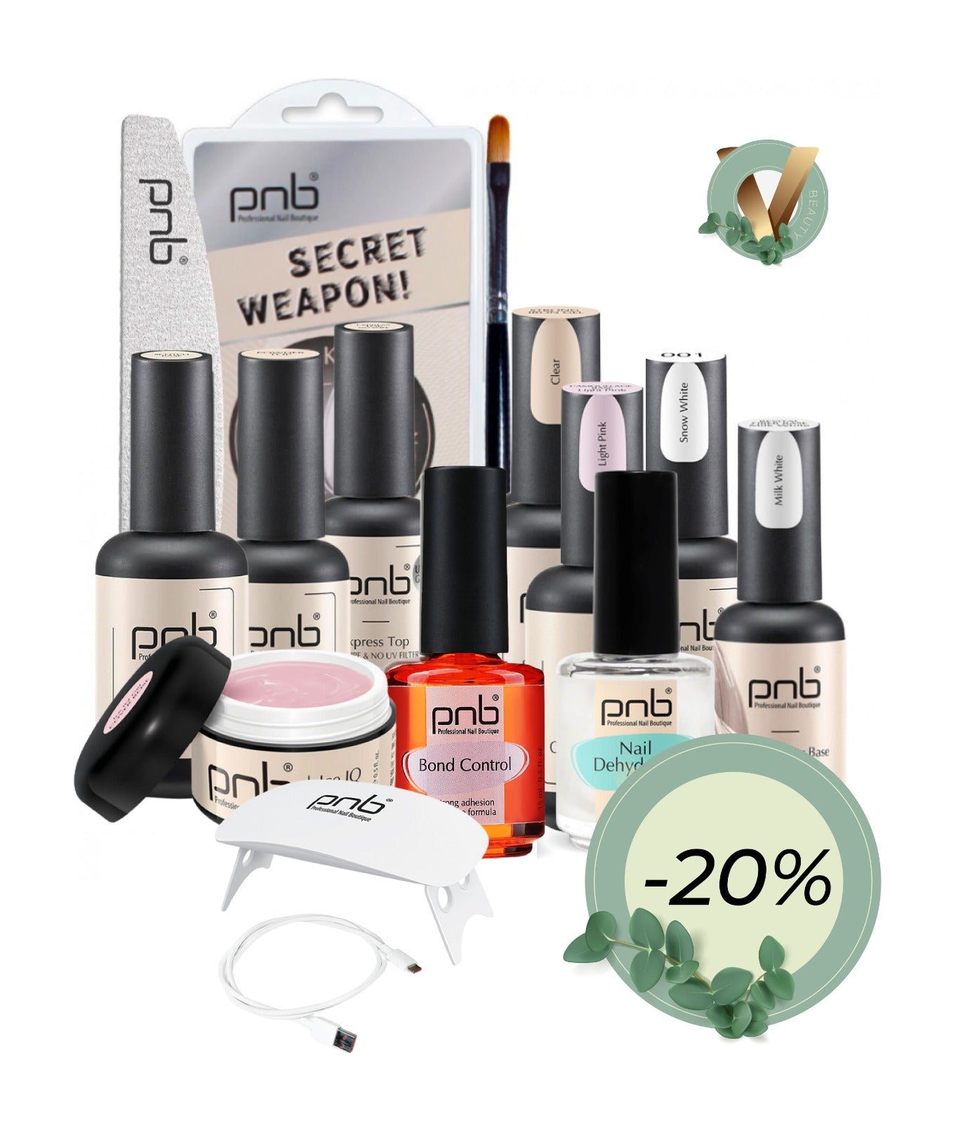 Gel nail polish set "Absolute Benefit" - NOW WITH 20% DISCOUNT
