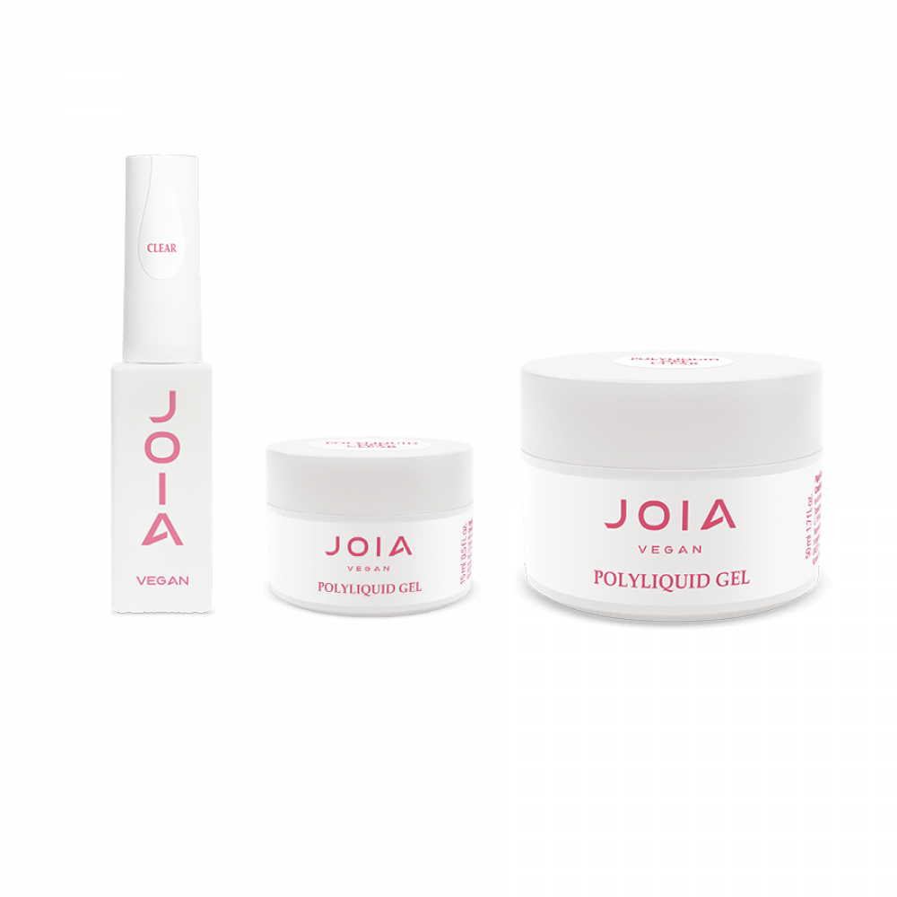 PolyLiquid gel JOIA vegan, Clear, 15 ml