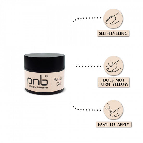 UV/LED Builder Gel Сrystal Clear PNB 15ml