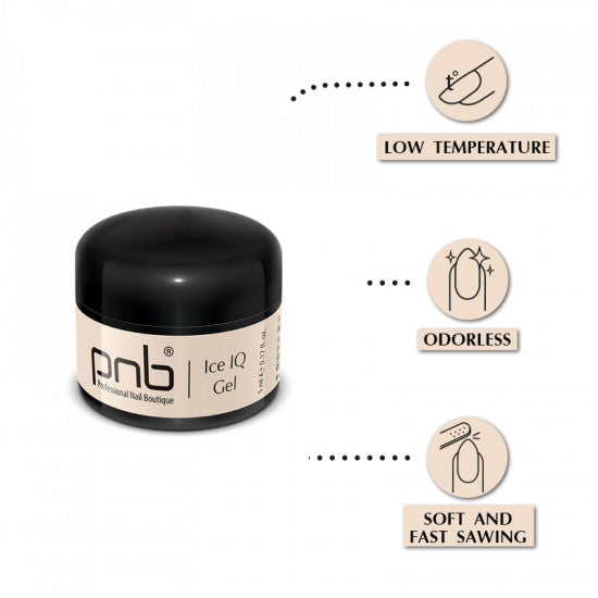 UV/LED Ice IQ Gel, Cover Rose PNB, 5 ml