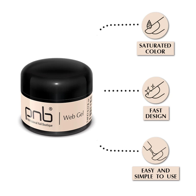 UV/LED Web Gel Zwart PNB