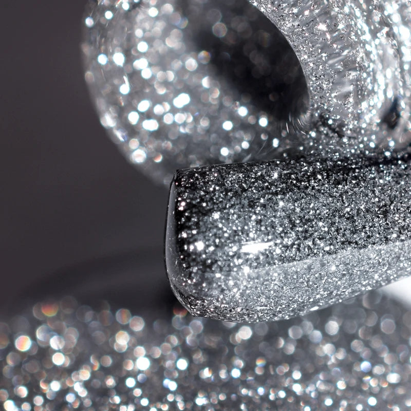 UV/LED-Gel-Nagellack SHOCK EFFECT 01 Silber PNB 8 ml