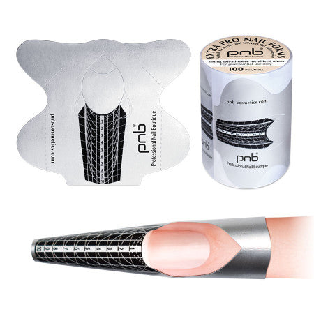 ExtraPro Nail Paper Forms metalized 100pcs PNB