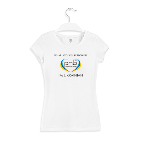 T-shirt PNB with logo white, I&