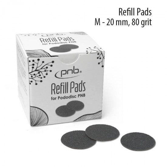 Refill pads for the PNB Pododisk M 20 мм 80 грит (50 шт)