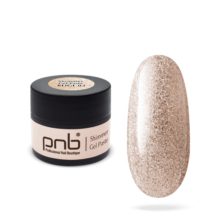 UV/LED Shimmer Gel Pasta 03 Beige 5 ml