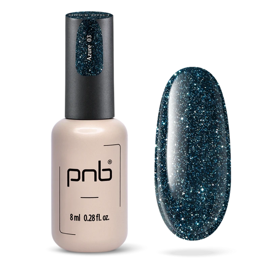 UV/LED Gel Polish SHOCK EFFECT 03 Azure PNB 8 ml