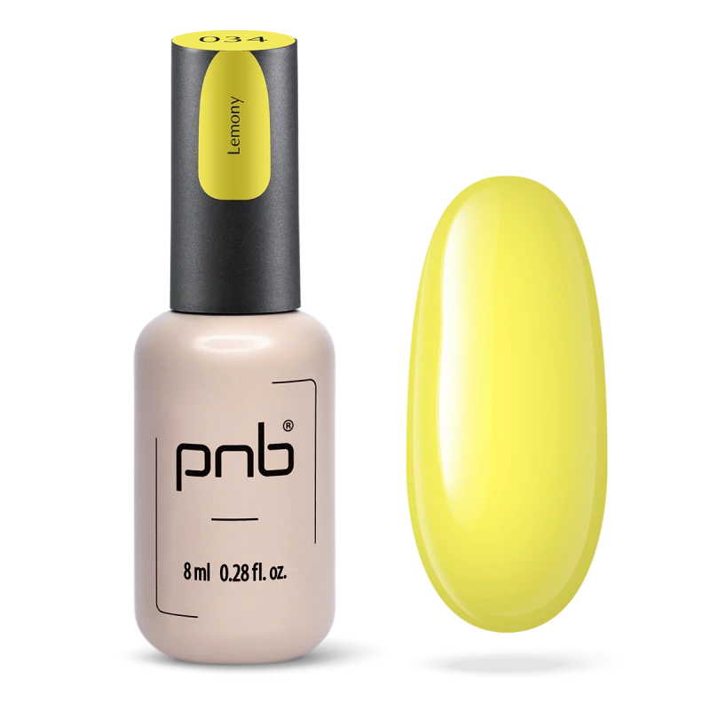 Gel nail polish Lemony PNB 8 ml 034