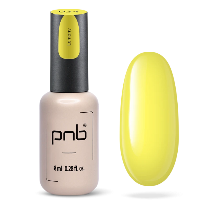 Gel nail polish Lemony PNB 8 ml 034