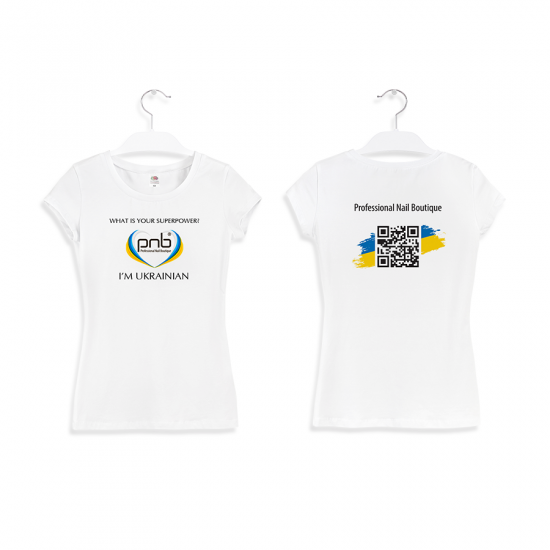 T-shirt PNB with logo white, I&