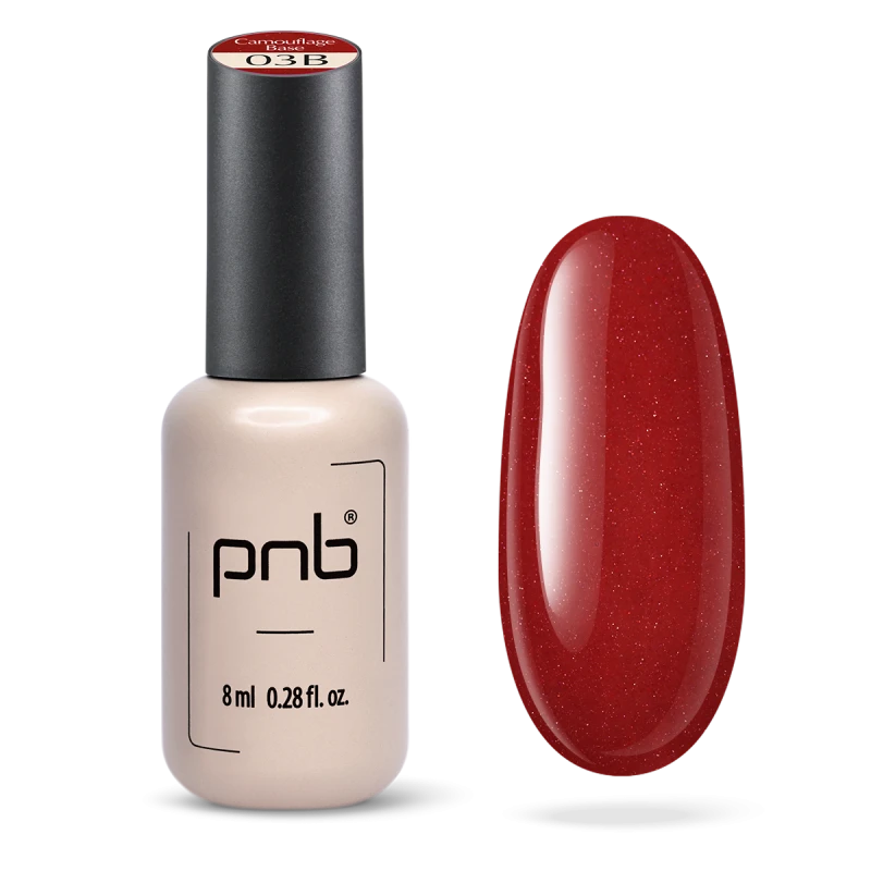 UV/LED Camouflage Base, 03B, Tango de Pasión, 8 ml