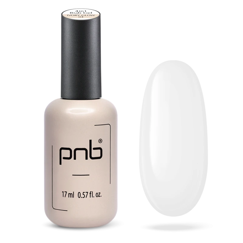 UV/LED 4 in 1 BIAB GEL PNB, Ivoor Glow 04, 17 ml