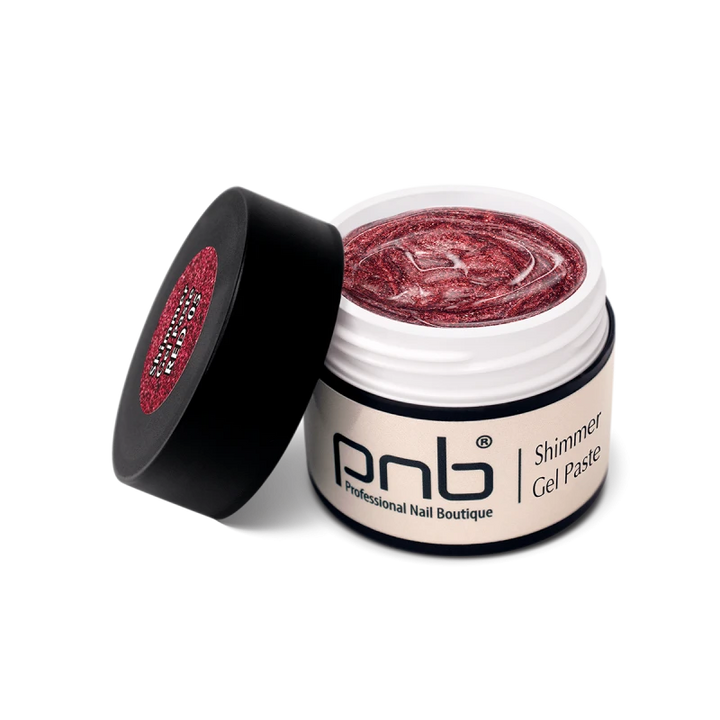 UV/LED Shimmer Gel Paste 05 Red 5 ml