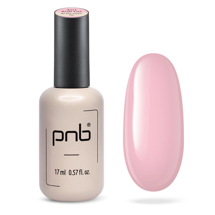 UV/LED 4 i 1 BIAB GEL PNB, Rosy Mist 06, 17ml
