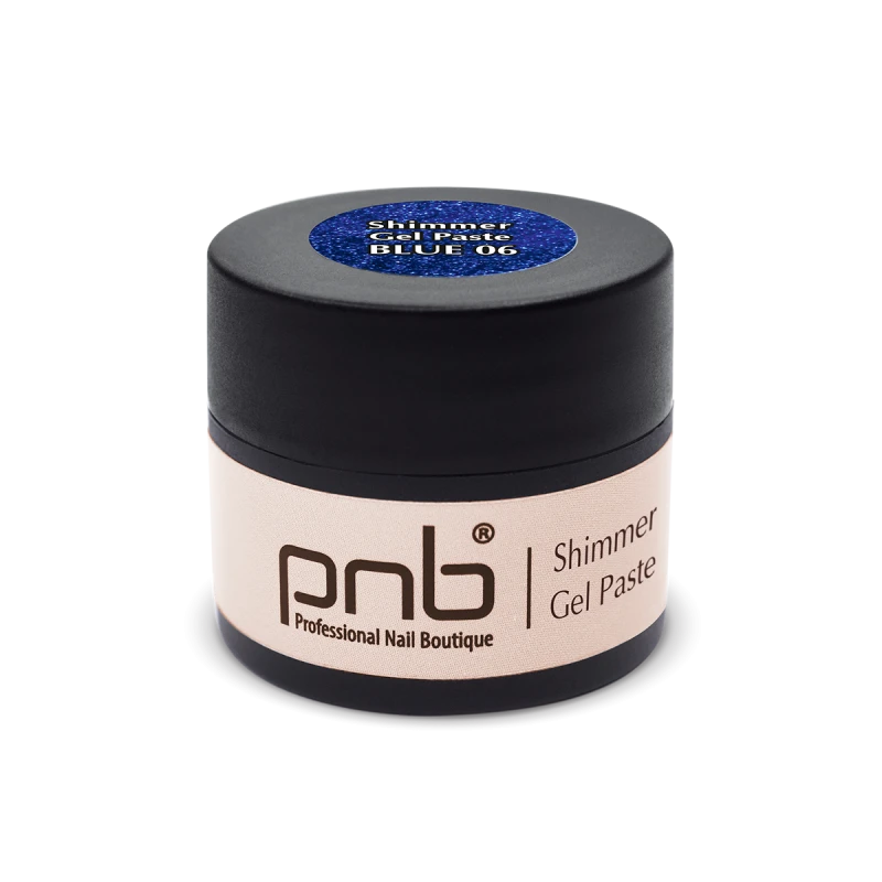 UV/LED Shimmer Gel Paste 06 Blue 5 ml