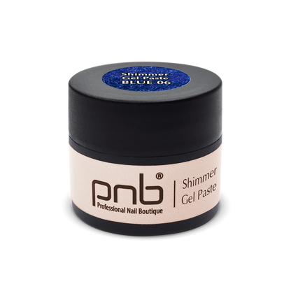 UV/LED Shimmer Gel Paste 06 Blauw 5 ml