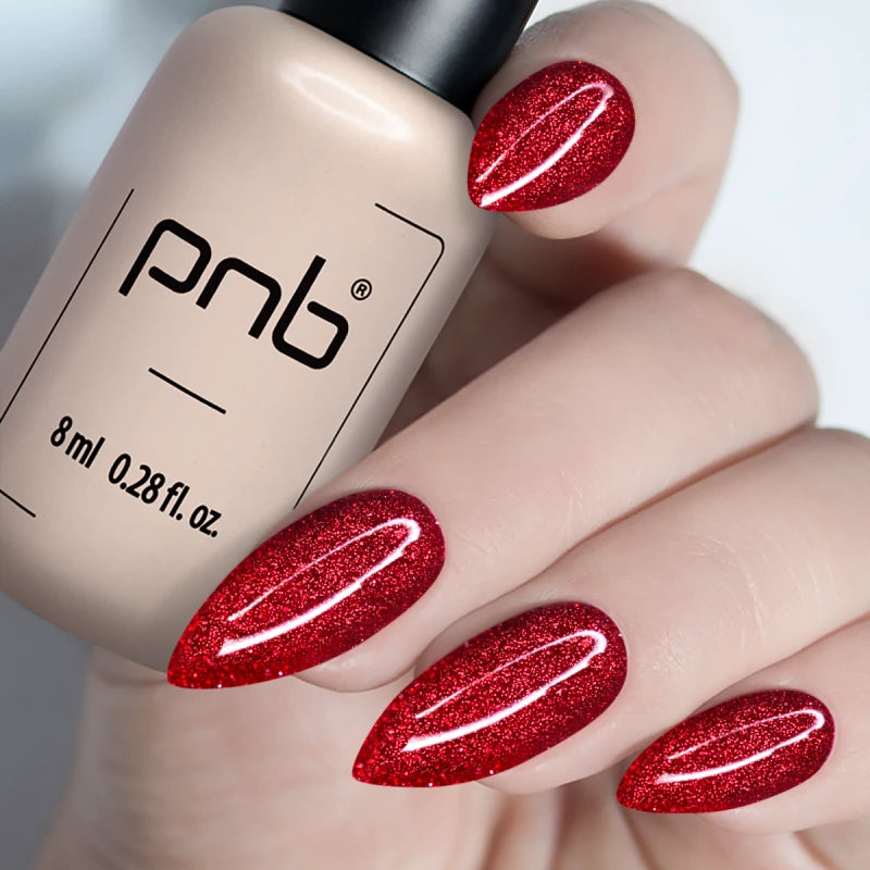 UV/LED Gel Nagellak SHOCK EFFECT 07 Rood PNB 8 ml