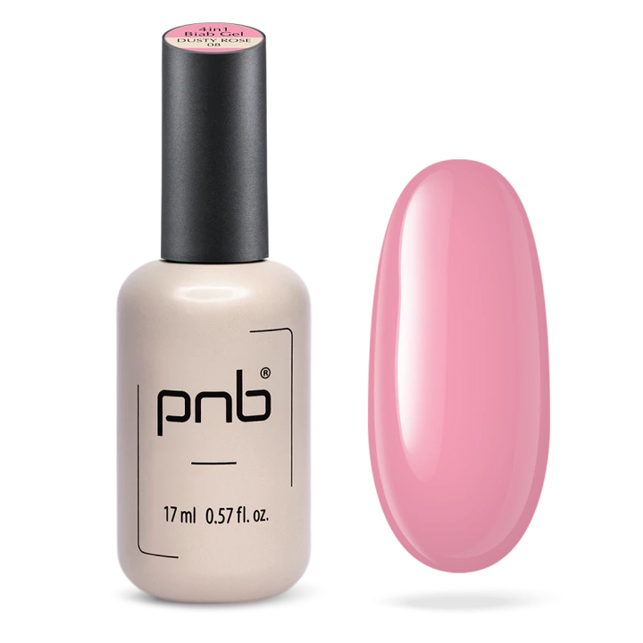 UV/LED 4-in-1 BIAB Gel PNB, Dusty Rose 08, 17 ml