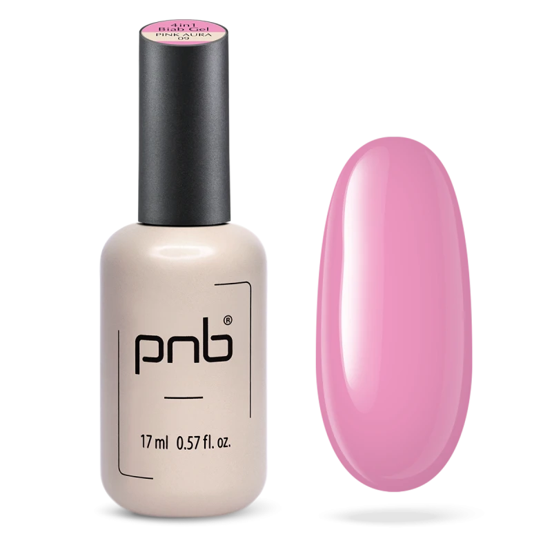 UV/LED 4 in 1 BIAB GEL PNB, Roze Aura 09, 17 ml