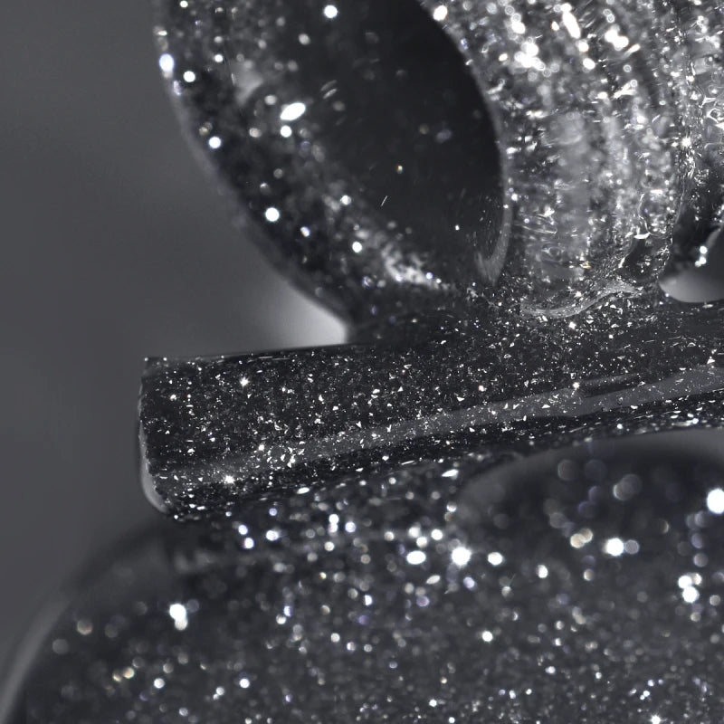 UV/LED Gel Polish SHOCK EFFECT PNB 09 Crystal Black 8 ml