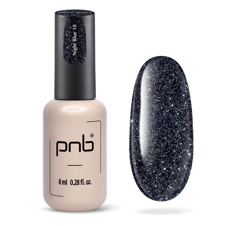UV/LED-Gel-Nagellack SHOCK EFFECT PNB 10 Nachtblau 8 ml