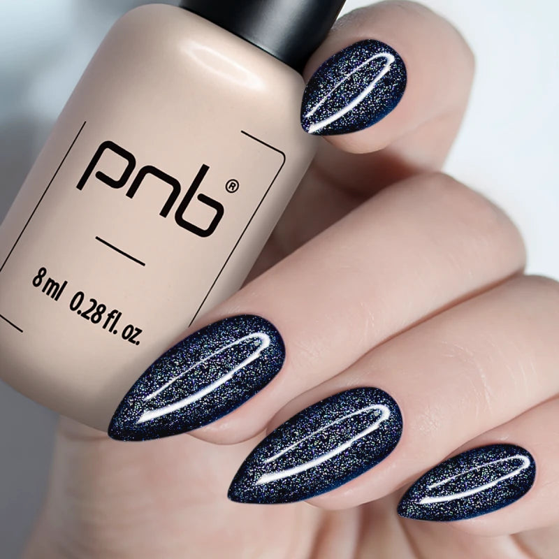 UV/LED-Gel-Nagellack SHOCK EFFECT PNB 10 Nachtblau 8 ml
