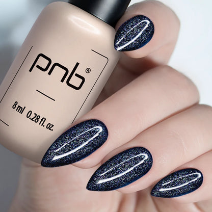 UV/LED Gel Polish SHOCK EFFECT PNB 10 Nachtblauw 8 ml