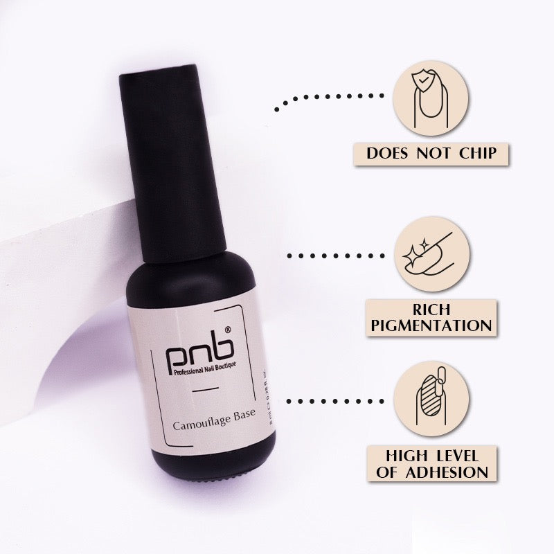 Camouflage base PNB, Glamour Style, turquoise, 8 ml