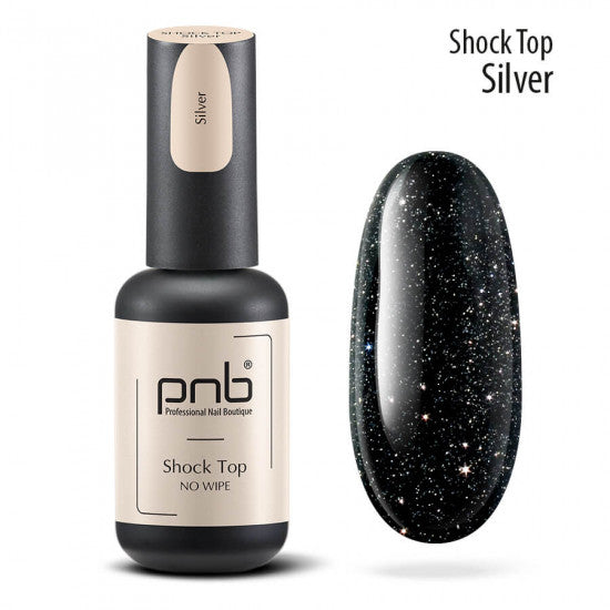 UV/LED Shoсk Top PNB, Silver PNB, No Whipe, 8 ml 