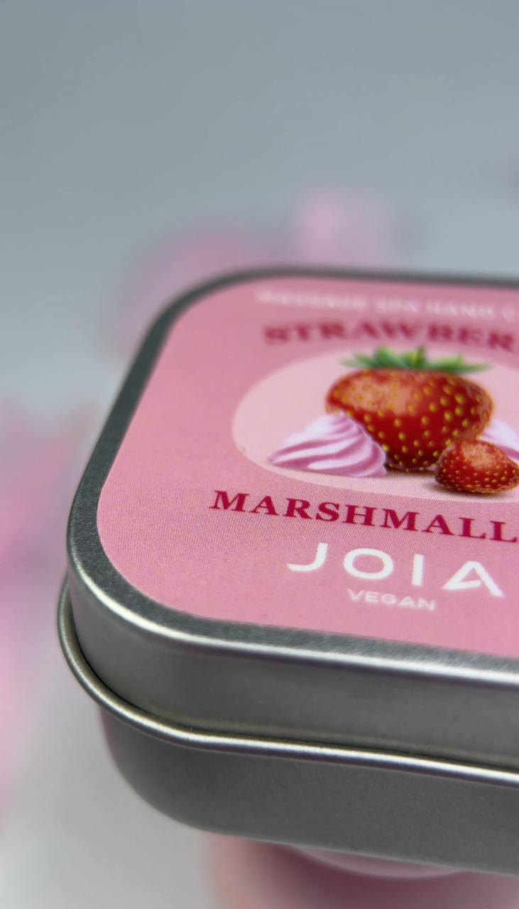 JOIA VEGAN - Massage spa handkaars aardbei marshmallow, 65 ml