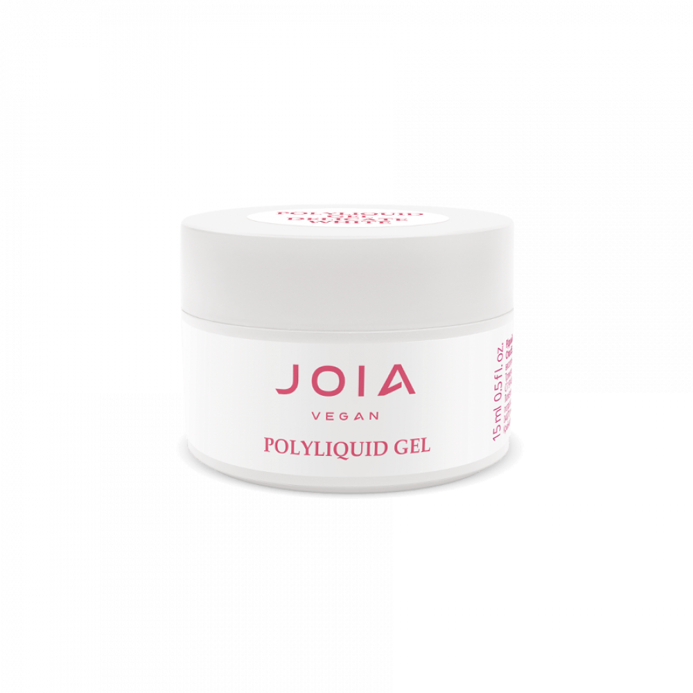 PolyLiquid gel JOIA vegan, Delicate White, 15 ml