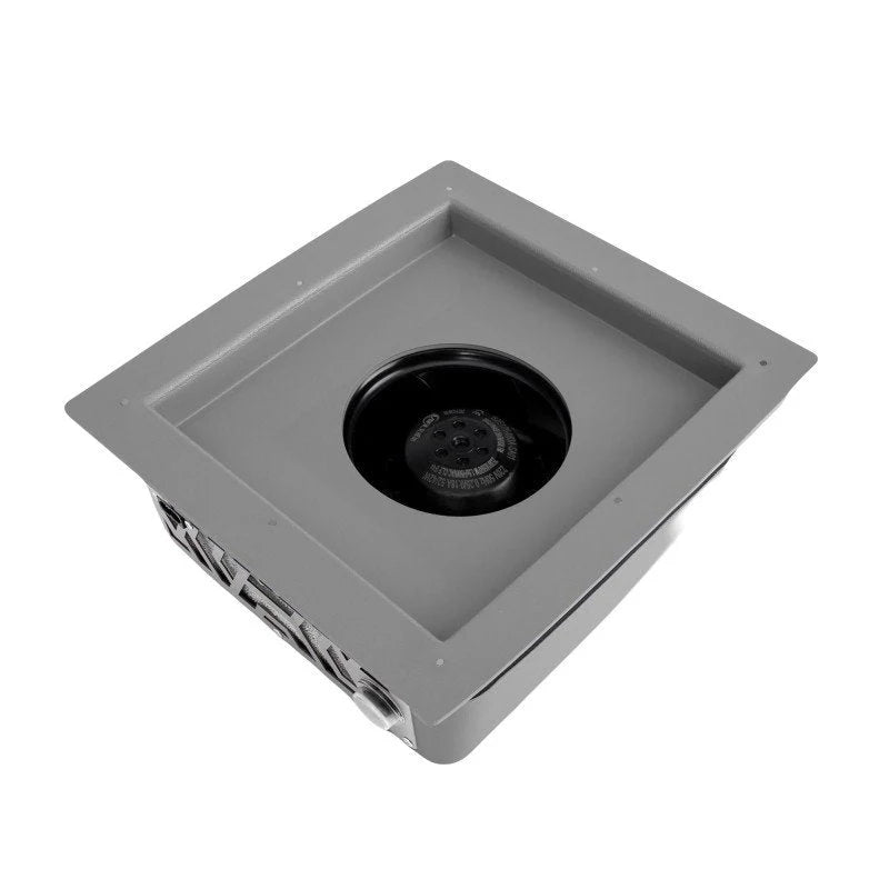 Built in dust collector for manicure with filter Ülka Premium Gray with GOLD GRILLE