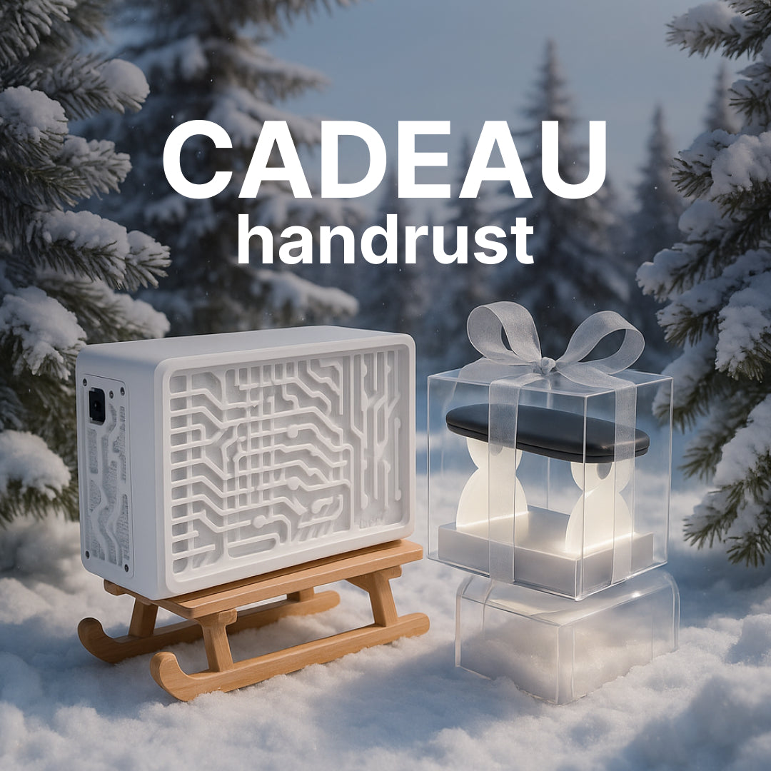 Draagbare stofafzuiger voor manicure-pedicure met filter Ülka Nano White