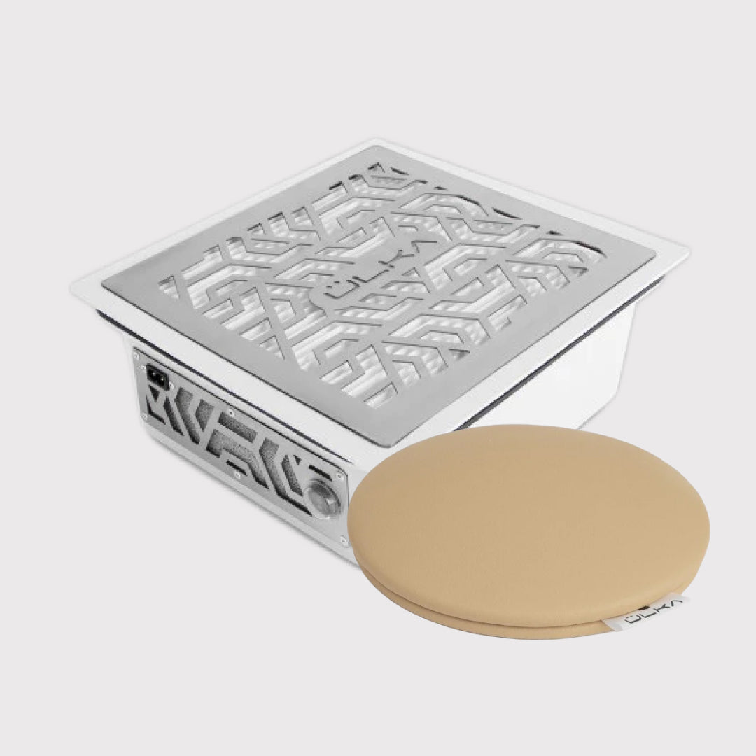 Ingebouwde stofafzuiging voor manicure met filter Ülka Premium White