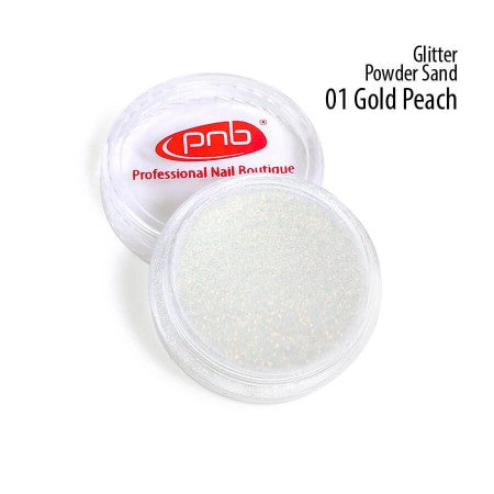 Glitter Powder Sand, 01 Golden Peach, 1g