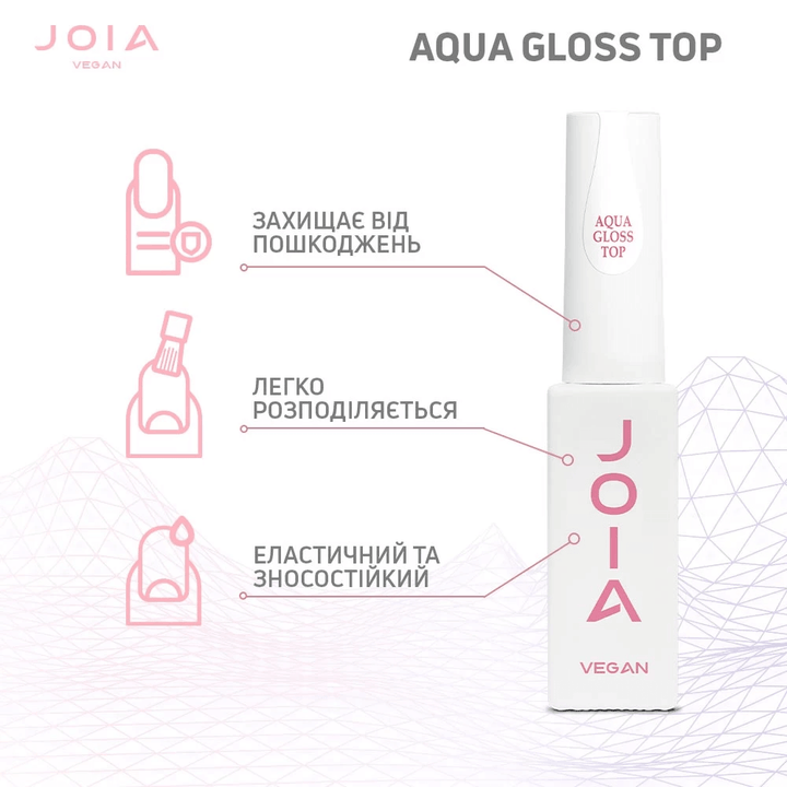 Aqua Gloss Top JOIA vegan, 8 ml
