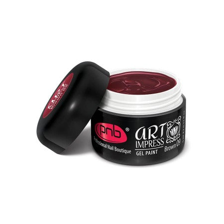 Art Impress gel paint, 09 brown, 5 ml