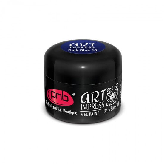 Art Impress gel paint, 10 dark blue, 5 ml