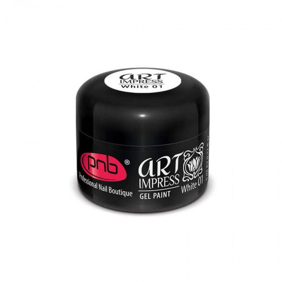 Art Impress gel paint, 01 white, 5 ml
