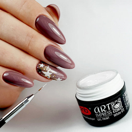 Art Impress gel paint, 01 white, 5 ml