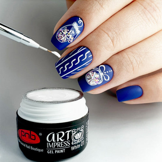 Art Impress gel paint, 01 white, 5 ml