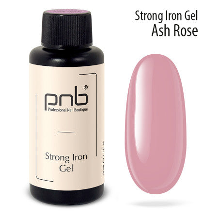 UV/LED Strong iron gel Gel Ash rose, 50 ml