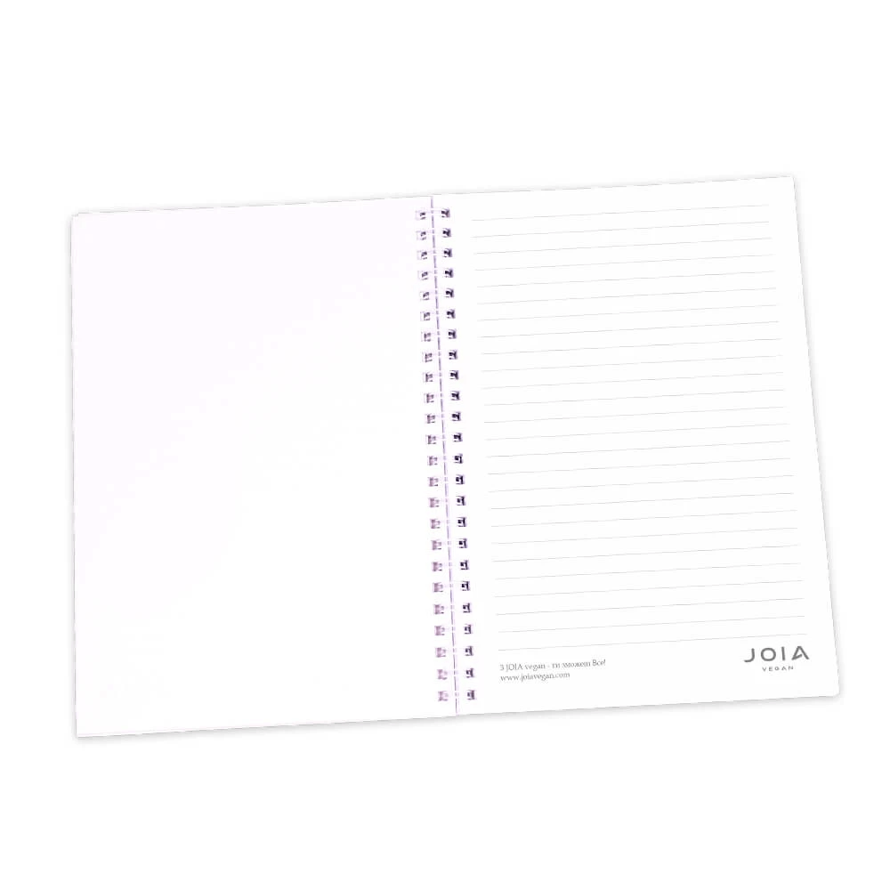 Spiral lined notepad JOIA vegan, 10x15 cm