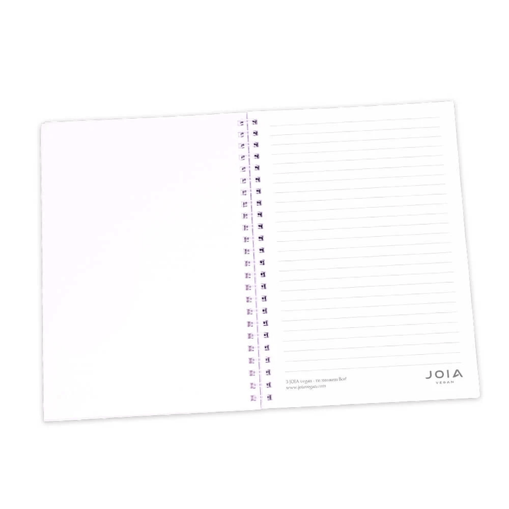 Spiral lined notepad JOIA vegan, 10x15 cm