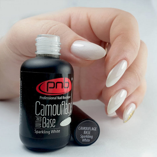 UV/LED Camouflage Base PNB Sparkling White, 17 ml