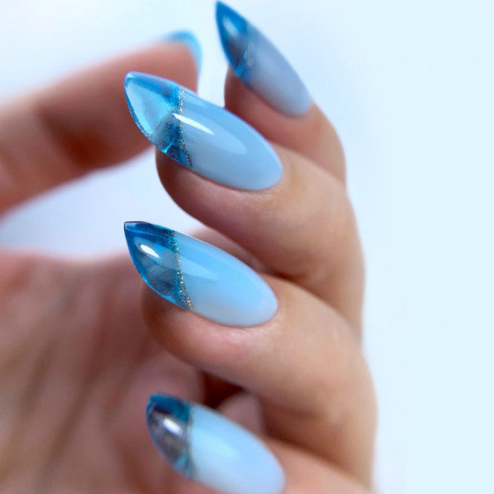 UV/LED Strong iron gel Сrystal Blue PNB 8 ml