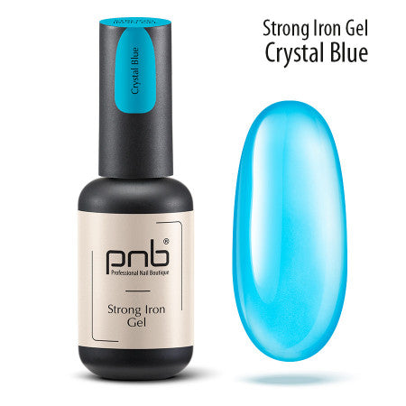 UV/LED Strong iron gel Сrystal Blue PNB 8 ml
